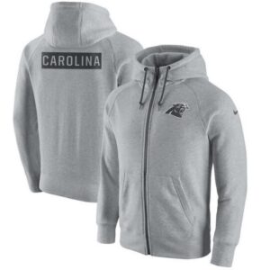 Carolina Panthers Gridiron Gray 2.0 Full-Zip Hoodie