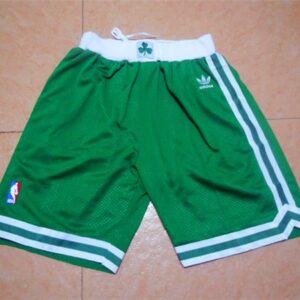 Boston Celtics Green Mesh Throwback Shorts
