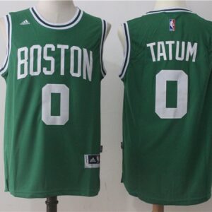 Adidas Boston Celtics Jayson Tatum 0 Green 2017 Draft Men Jersey