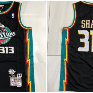 Pistons 313 Slim Shad Black Men Jersey