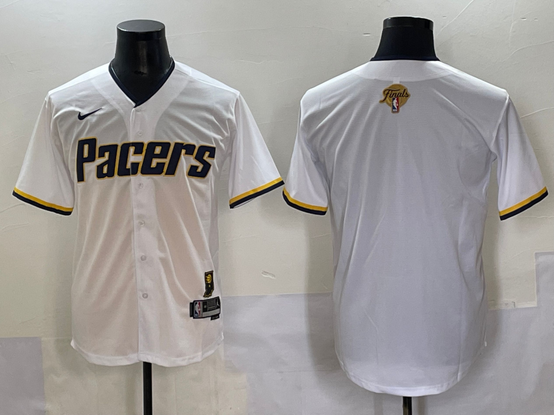 Pacers Blank White Baseball Vapor Limited Men Jersey