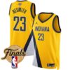 Pacers 23 Aaron Nesmith Yellow 2025 Finals Statement Edition Men Jersey