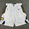 Pacers White Shorts