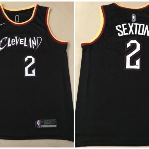 Cavaliers 2 Collin Sexton Black Men Jersey
