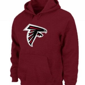 Atlanta Falcons Logo Pullover Red Hoodie