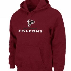 Atlanta Falcons Logo Pullover Red Hoodie