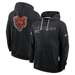 Bears Black 2025 Crucial Catch Dri-FIT Hoodie