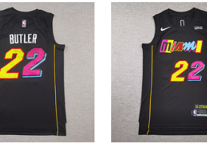 Heat 22 Jimmy Butler Black 2024 City Men Jersey
