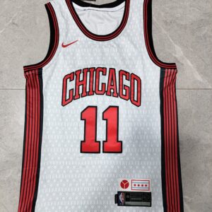 Bulls 11 Derozan White 2023 New Men Jersey