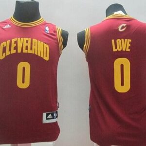 Cavaliers 0 Kevin Love Red Revolution 30 Youth Jersey