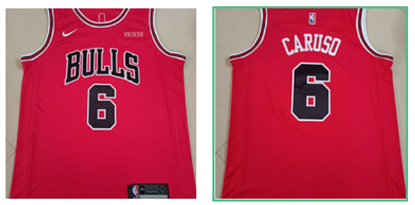Bulls 6 Alex Caruso Red Men Jersey