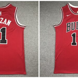 Bulls 11 Derozan Red Men Jersey