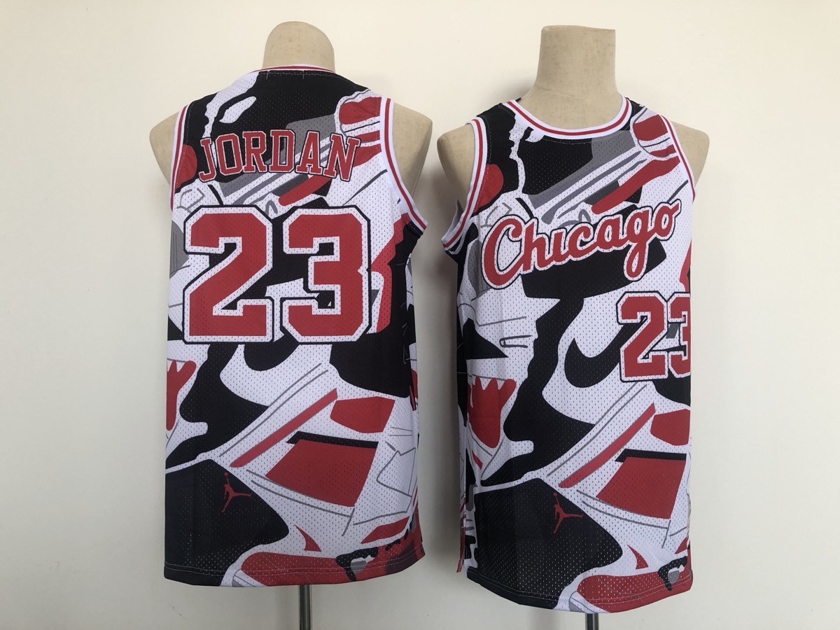 Chicago Bulls 23 Jordan Red Men Jersey
