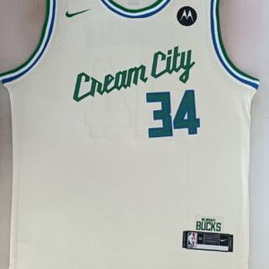 Bucks 34 Giannis Antetokounmpo City Men Jersey