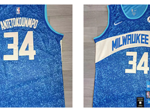 Bucks 34 Giannis Antetokounmpo Blue 2023-24 City Men Jersey