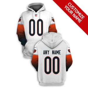 Bears Customized White 2021 Stitched New Hoodie