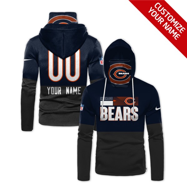 Chicago Bears Customize Hoodies Mask 2020