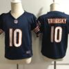Bears 10 Mitchell Trubisky Navy Toddler Jersey