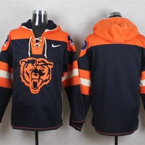 Bears Blank Navy Blue Player Pullover Sweatshirt Hoodie