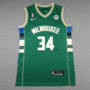 Bucks 34 Antetokounmpo Blue 2022-23 New Men Jersey