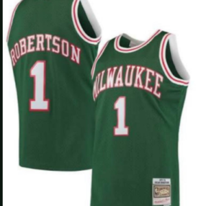 Bucks 1 Robertson Green Throwback Men Jersey