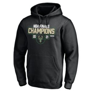 Bucks 2021 Black Finals Champions Always Prepared Custom Pullover Hoodie