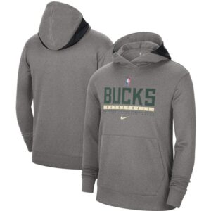 Bucks 2021 Gray Pullover Hoodie