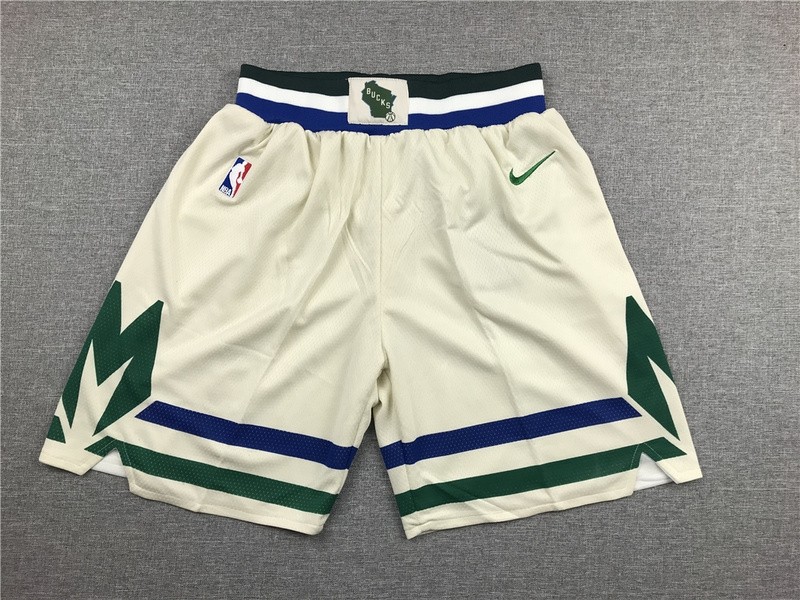 Bucks city cream style shorts