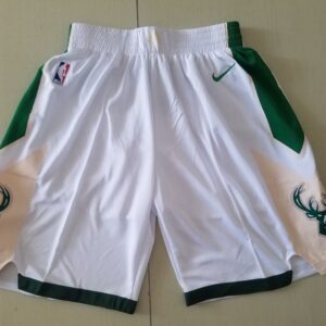 Bucks White Shorts