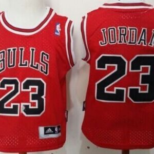 Bulls 23 Michael Jordan Red Toddler Jersey
