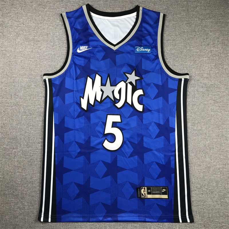 Magic 5 Paolo Banchero Blue Men Jersey
