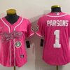 Nike Packers 1 Parsons Pink Vapor Baseball Limited Women Jersey