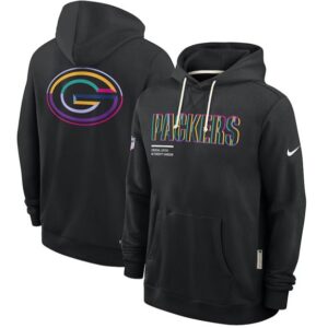 Packers Black 2025 Crucial Catch Dri-FIT Hoodie