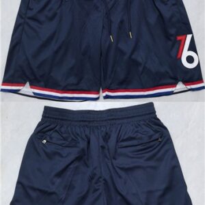 Philadelphia 76ers Navy Shorts (Run Small)