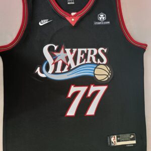 76ers 77 Edgecombe New Black City Men Jersey