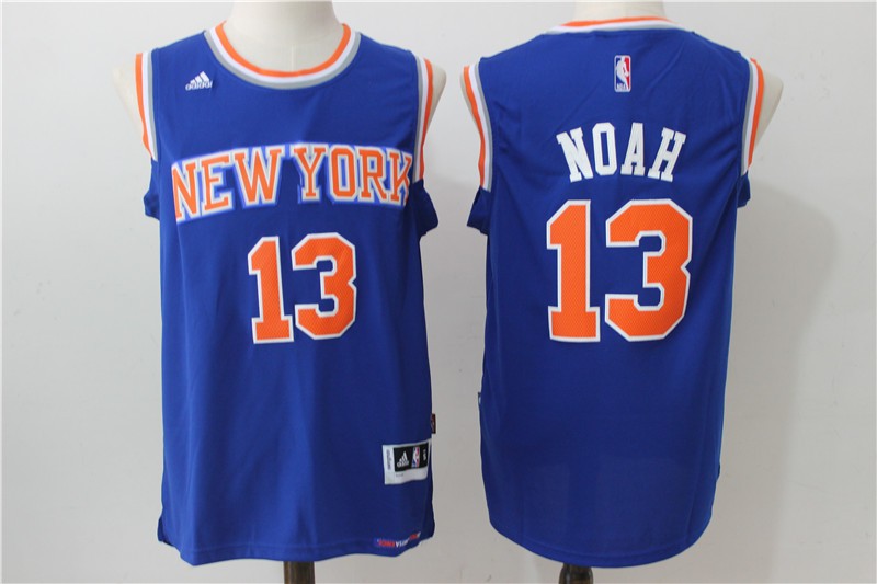 Knicks 13 Joakim Noah Blue Men Jersey