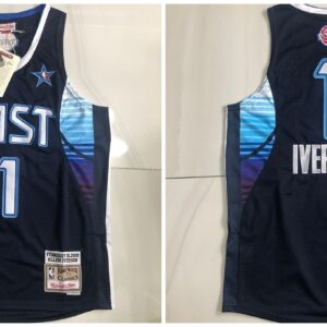 76ers 3 Allen Iverson White 2009 All Star Mitchell And Ness Men Jersey