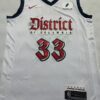 Wizards 33 Kyle Kuzma White Men Jersey
