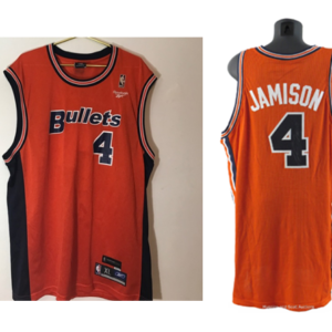 Wizards 4 Antawn Jamison Bullets Throwback Jersey