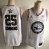 76ers 25 Ben Simmons White 2019 All-Star Game Men Jersey
