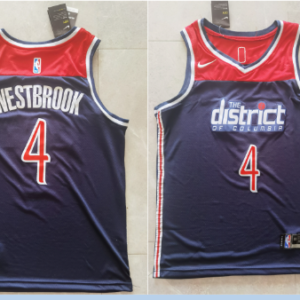 Wizards 4 Westbrook Navy 2020 New Men Jersey