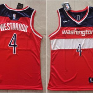 Wizards 4 Westbrook 2020 New Men Jersey