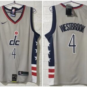 Wizards 4 Westbrook 2020 New Men Jersey