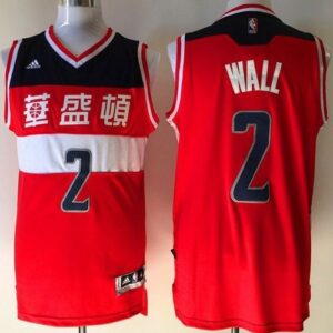 Wizards 2 John Wall Red 2016 Chinese New Year Men Jersey