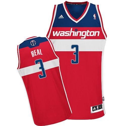 Wizards 3 Bradley Beal Red Revolution 30 Men Jersey