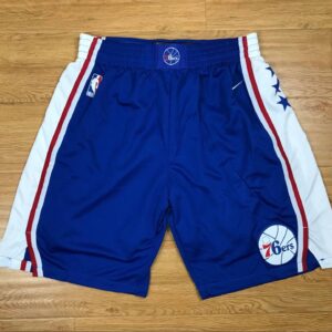 76ers Blue Authentic Shorts