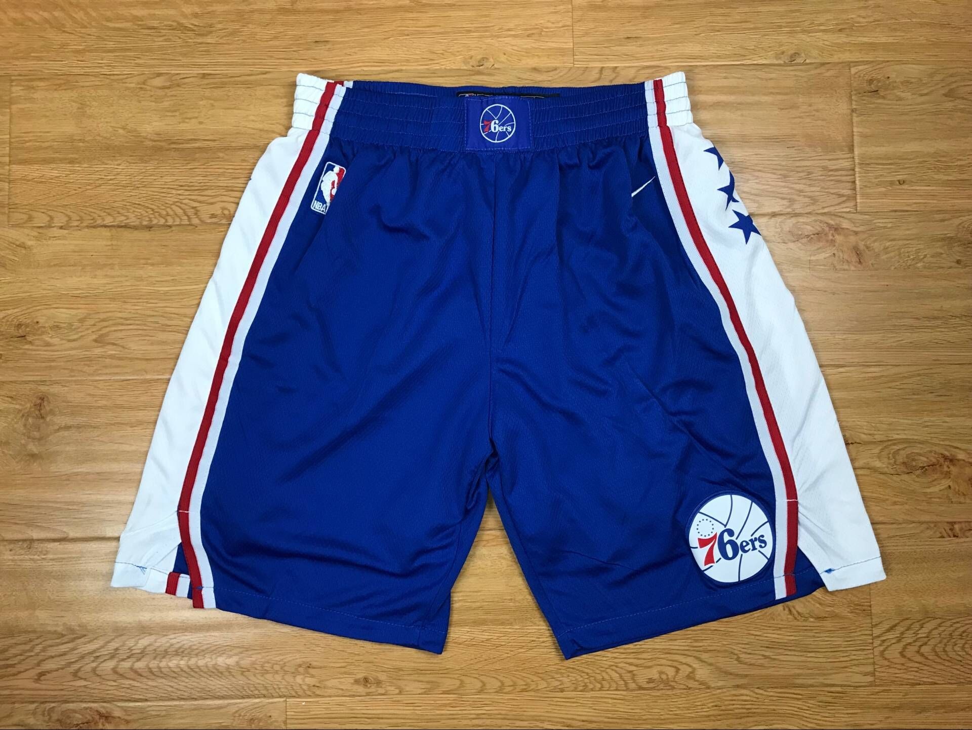 76ers Blue Authentic Shorts