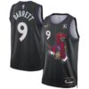 Raptors 9 RJ Barrett Black 2024-25 City Edition Men Jersey