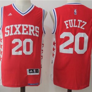 Adidas Philadelphia 76ers Markelle Fultz 20 Red 2017 Draft Men Jersey