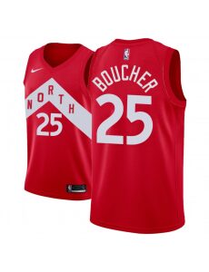 Raptors 25 Boucher Red Men Jersey